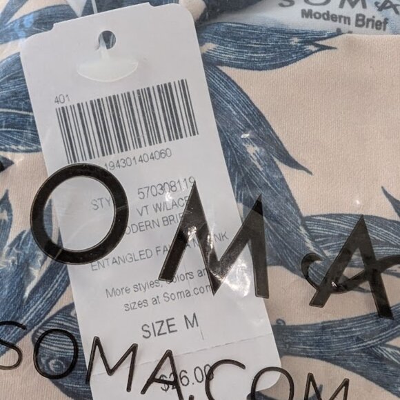 NWT 6 SOMA Modern Brief Underwear bundle all MEDIUM VANISHING EDGE - Picture 7 of 8